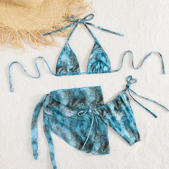 Damen Triangel-Bikini mit pareo EB