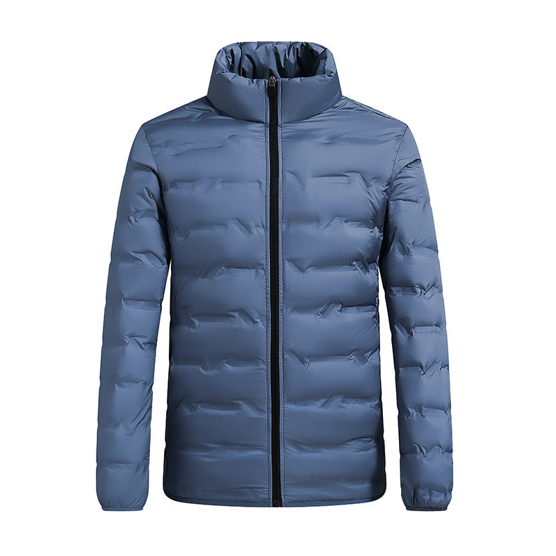 Herren leichte Steppjacke mit thermischer Füllung und Stehkragen EB
