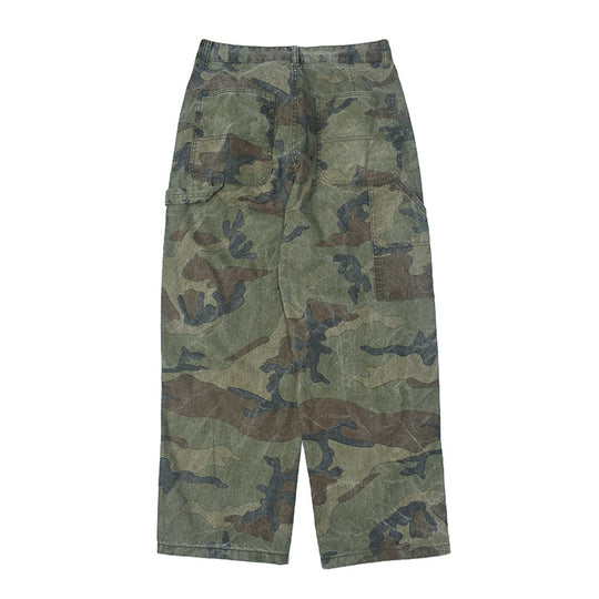 Damen Cargohose mit multifunktionalen Taschen und modernem Camouflage-Design EB