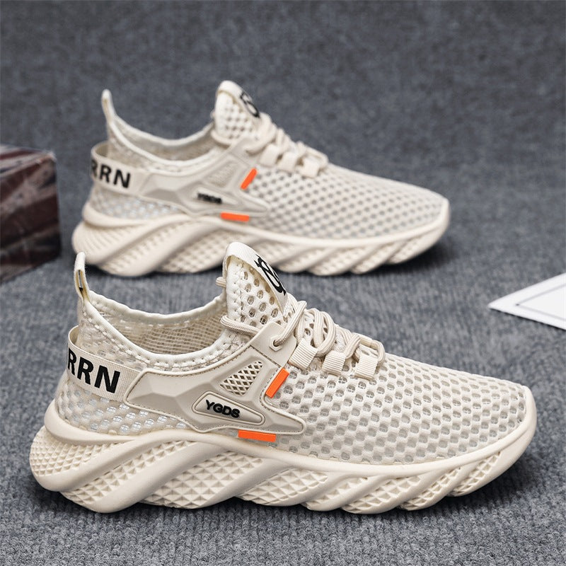 Damen Leichte Lauf-Sneaker mit atmungsaktivem Mesh-Obermaterial und rutschfester Sohle EB