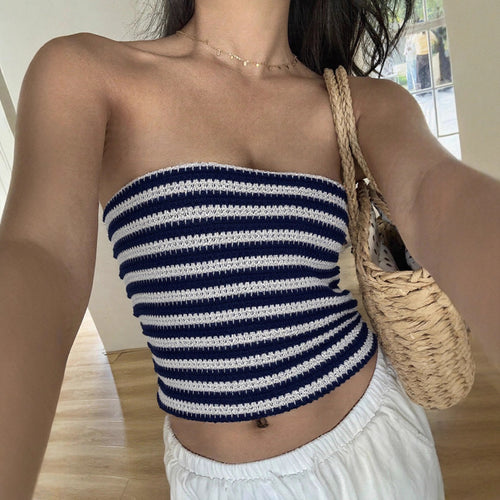 Damen Sommerliches Bustier Top EB