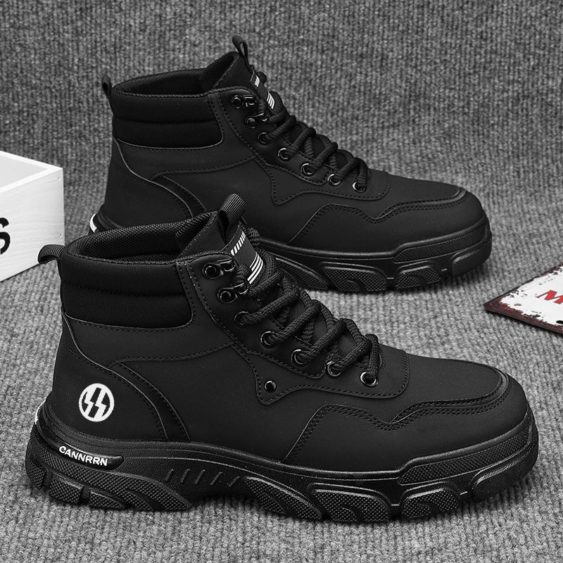 Damen Modische High-Top Sneakers mit robustem Sohlenprofil und komfortabler Passform EB