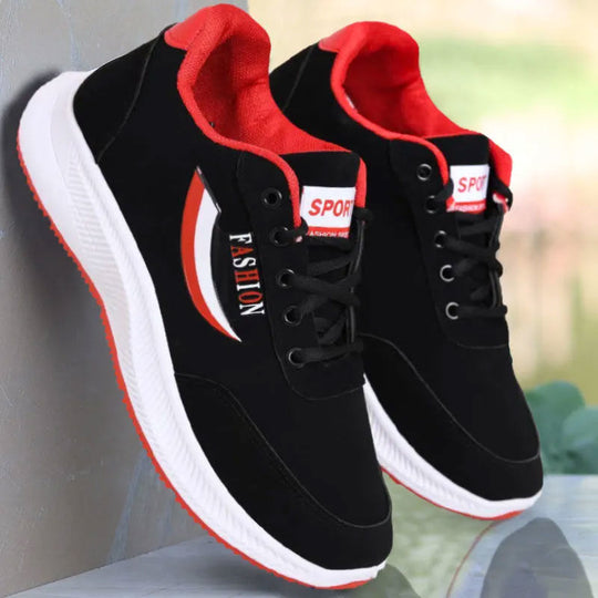 Damen Sportliche Sneakers mit dämpfendem Fußbett und rutschfester Sohle EB