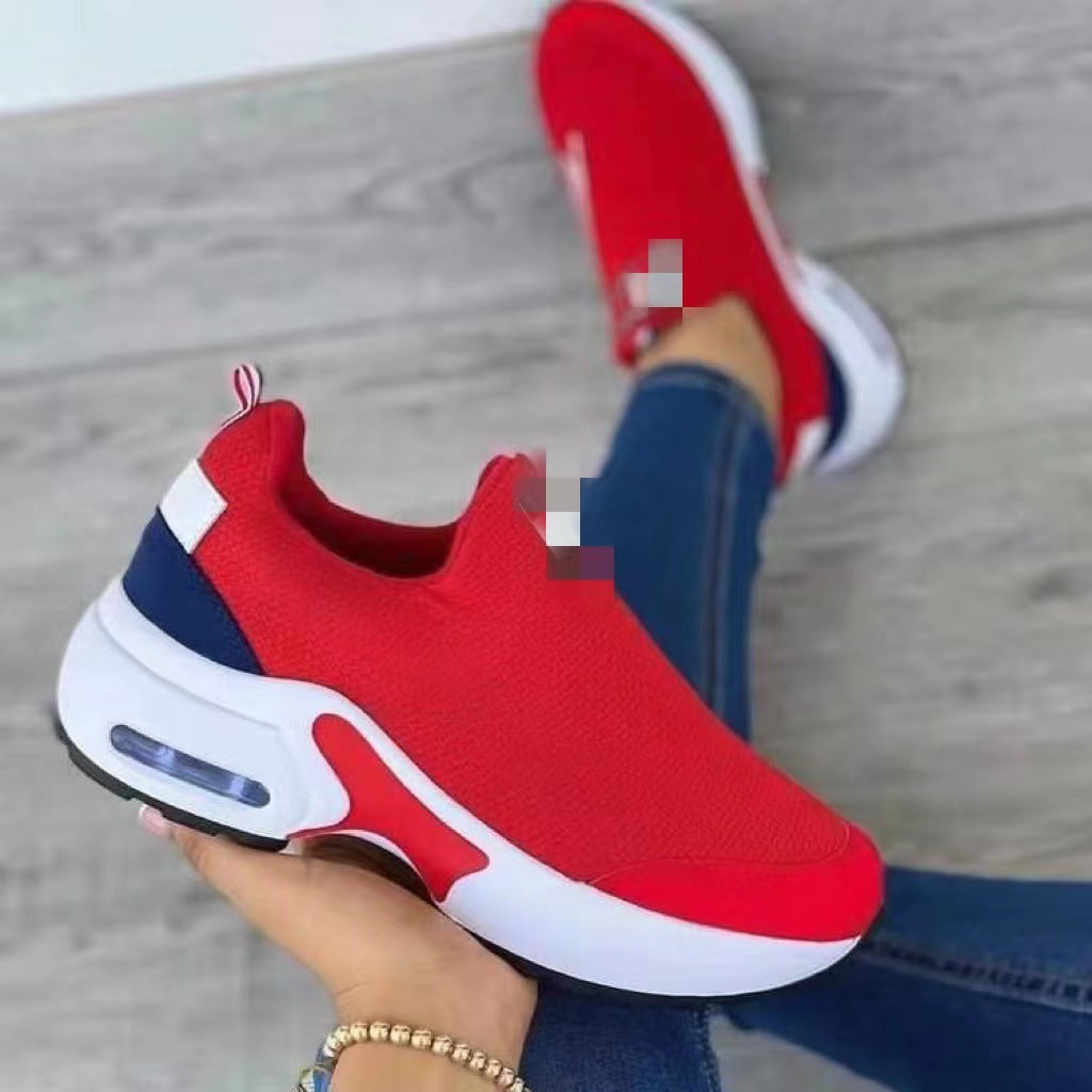 Damen Sneaker mit atmungsaktivem Obermaterial und stoßdämpfender Sohle EB