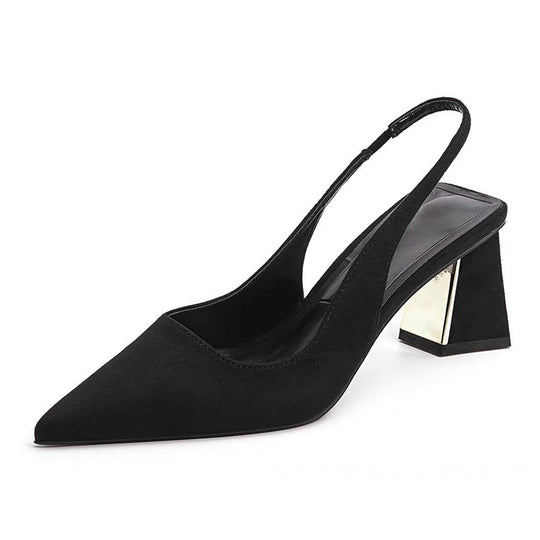 Damen Slingback-Pumps mit quadratischem Absatz EB