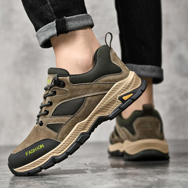 Herren Sportliche Trekking-Schuhe mit robustem Profil und atmungsaktiver Oberflächenstruktur EB