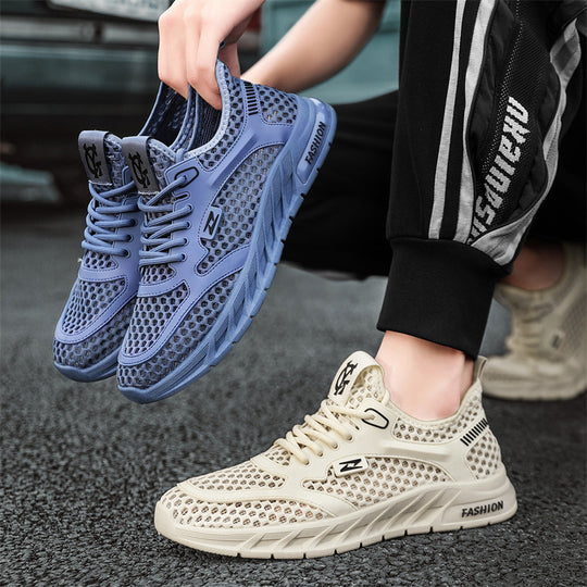 Damen Atmungsaktive Freizeitsneaker mit elastischem Obermaterial und rutschfester Sohle EB