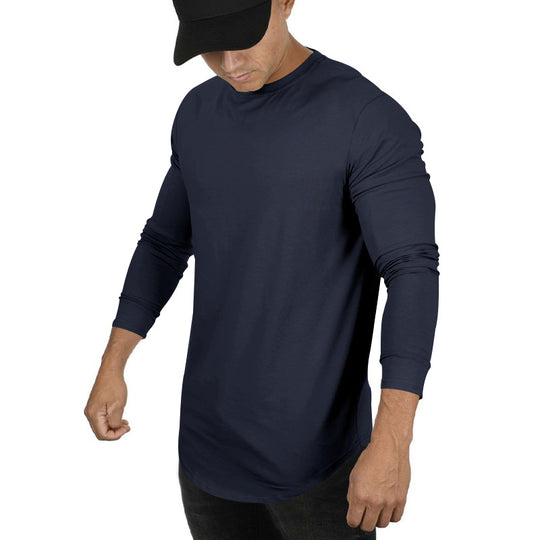 Herren Langarmshirt mit innovativem Schnitt und atmungsaktiver Struktur EB