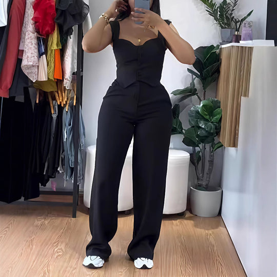 Damen Elegantes und figurbetontes Jumpsuit EB