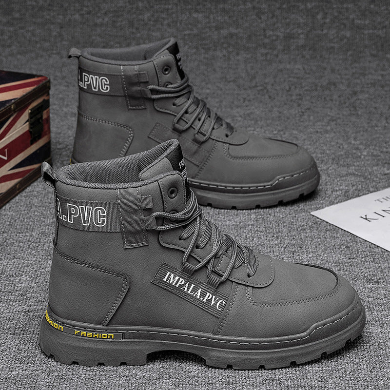 Damen Hohe Sicherheitsstiefel mit rutschfester Sohle und trendigem Design EB