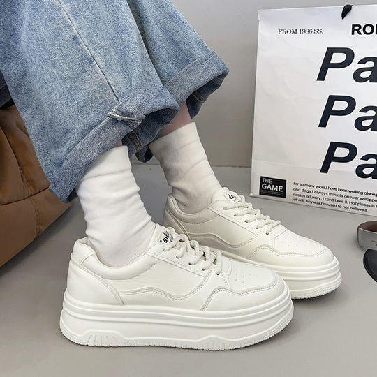 Damen Trendige Plateau-Sneaker mit komfortabler Dämpfung und modischem Design EB