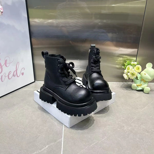Damen robuste Stiefeletten mit rutschfester Sohle und modischem Design EB