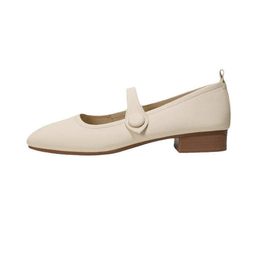 Damen elegante Ballerina-Pumps mit modischem Riemchen und bequemer Innensohle EB