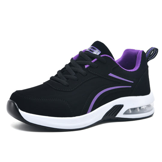 Damen Sportliche Sneakers mit dämpfendem Luftpolstersystem und atmungsaktiver Mesh-Oberfläche EB