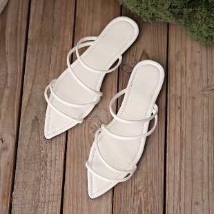 Damen elegante Riemchen-Sandalen mit funkelndem Akzent EB