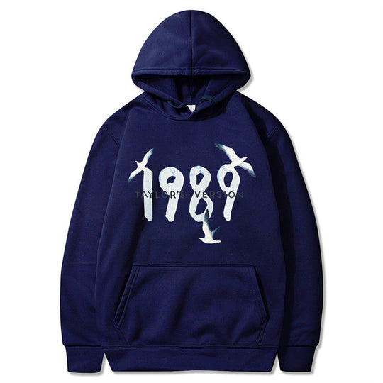 Damen Kapuzenpullover mit kreativem Vogelmotiv und hochwertiger Baumwolle EB