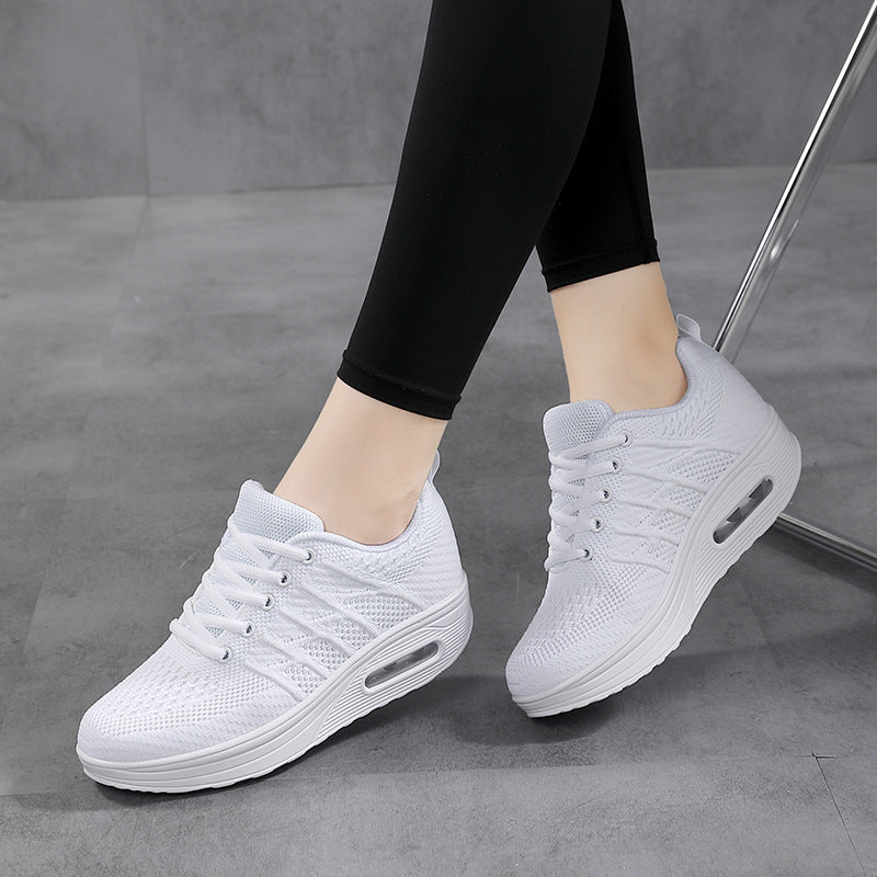 Damen Sportliche Luftpolster-Sneaker mit atmungsaktivem Obermaterial und flexibler Sohle EB