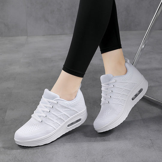 Damen Sportliche Sneakers mit innovativem Dämpfungssystem und atmungsaktivem Mesh-Obermaterial EB