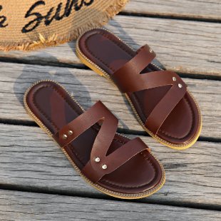 Damen komfortable Cross-Sandalen mit modischer Riemchenstruktur EB
