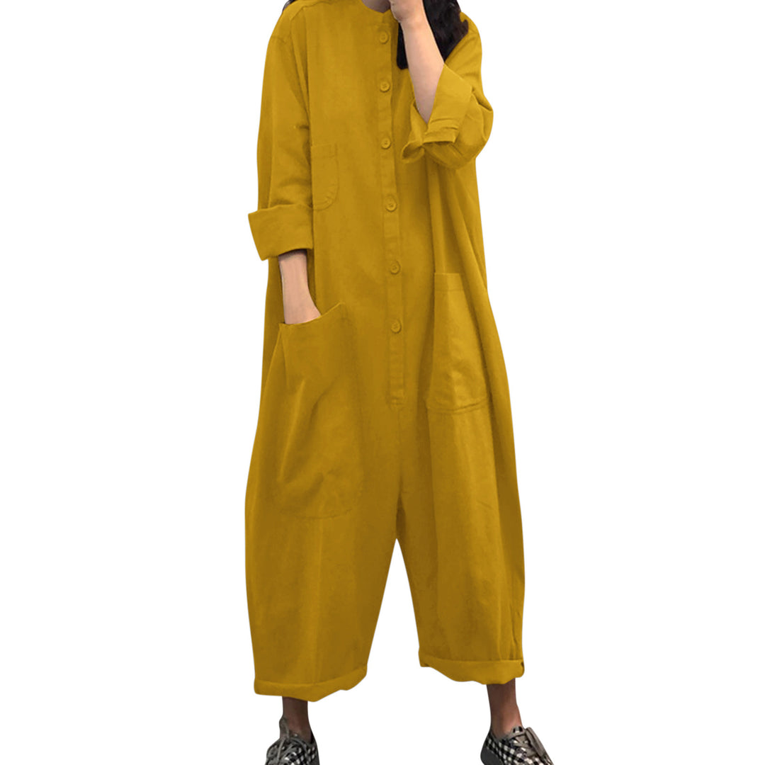 Damen Jumpsuit mit praktischen Taschen und lässigem Schnitt EB