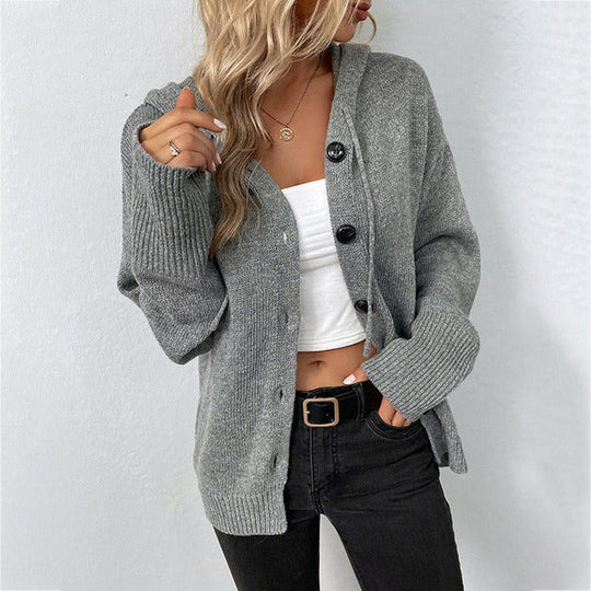 EB | Strick Strickjacke mit Kapuze