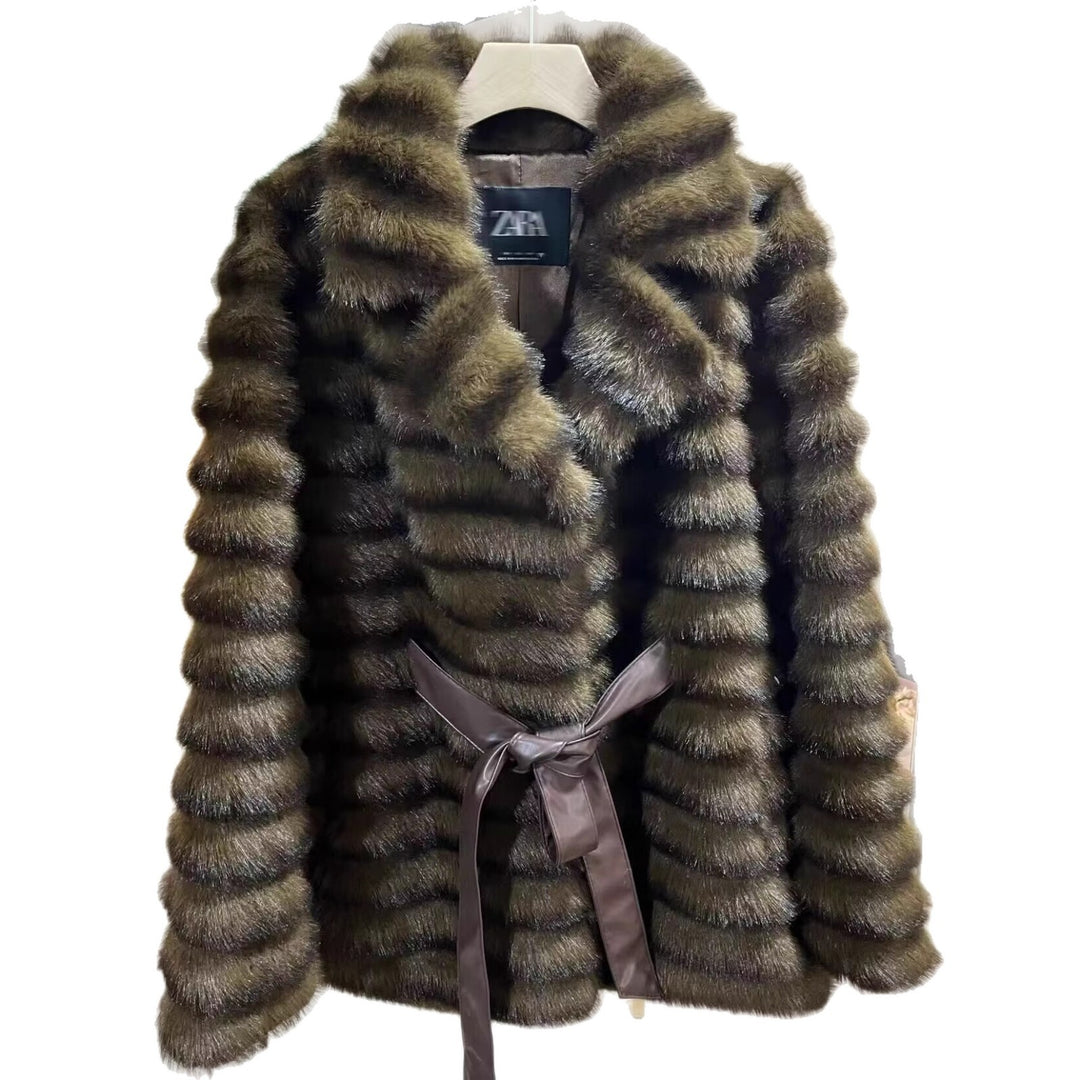 Damen kuschelige Oberbekleidung EB