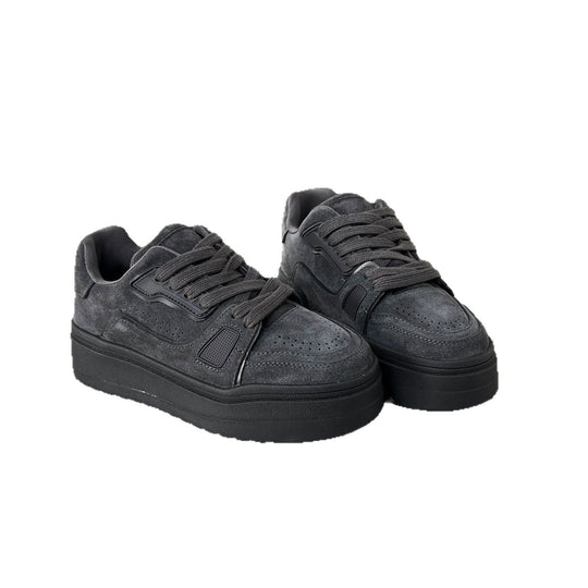 Damen Chunky Sneakers aus hochwertigem Wildleder mit bequemem Fußbett und rutschfester Sohle EB