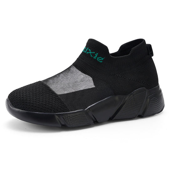 Damen Komfortable und luftige Freizeitschuhe mit elastischem Schaftrand EB