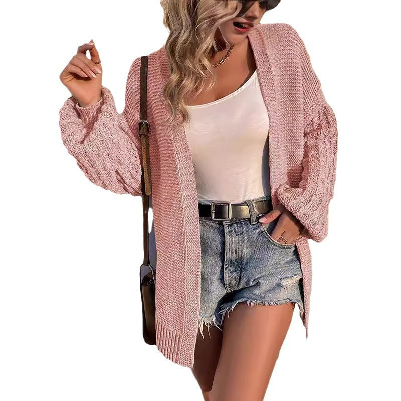 Damen Großer Strickcardigan EB