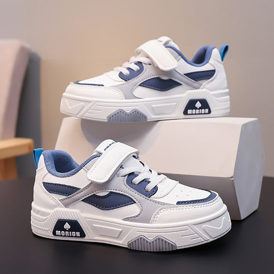 Damen sportliche Sneakers mit Klettverschluss und gepolsterter Innensohle EB