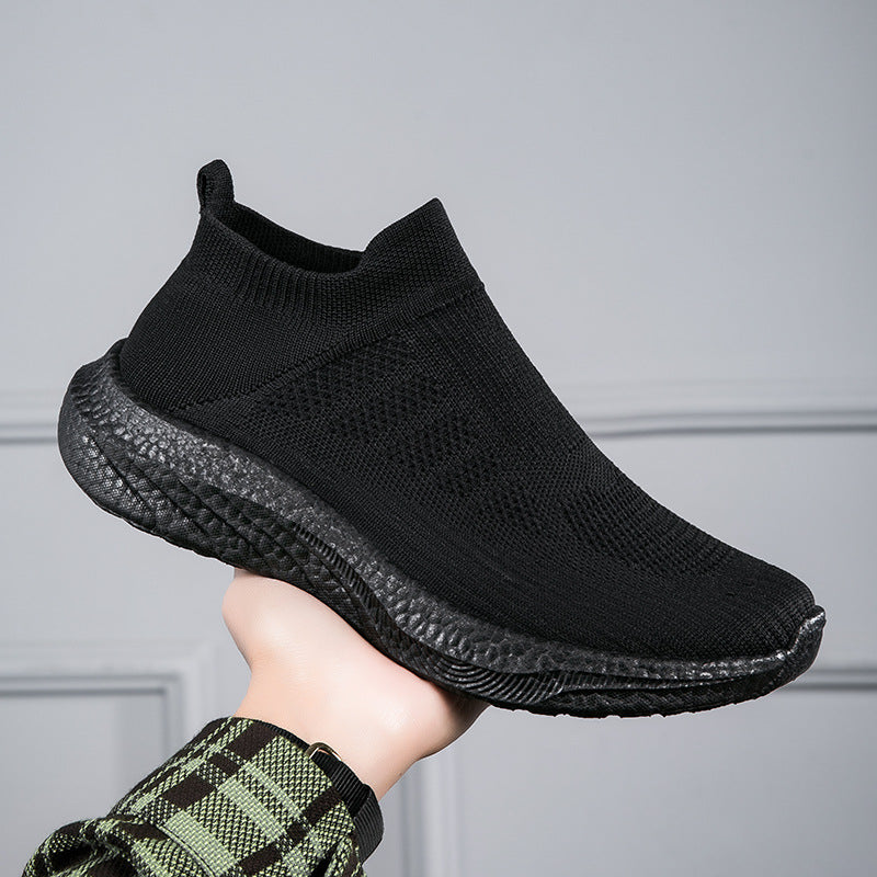 Damen Atmungsaktive Stricksneaker mit rutschfester Sohle EB