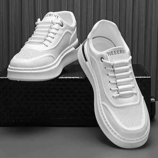 Damen modische Sneaker mit perforierter Oberfläche und komfortabler Dämpfung EB