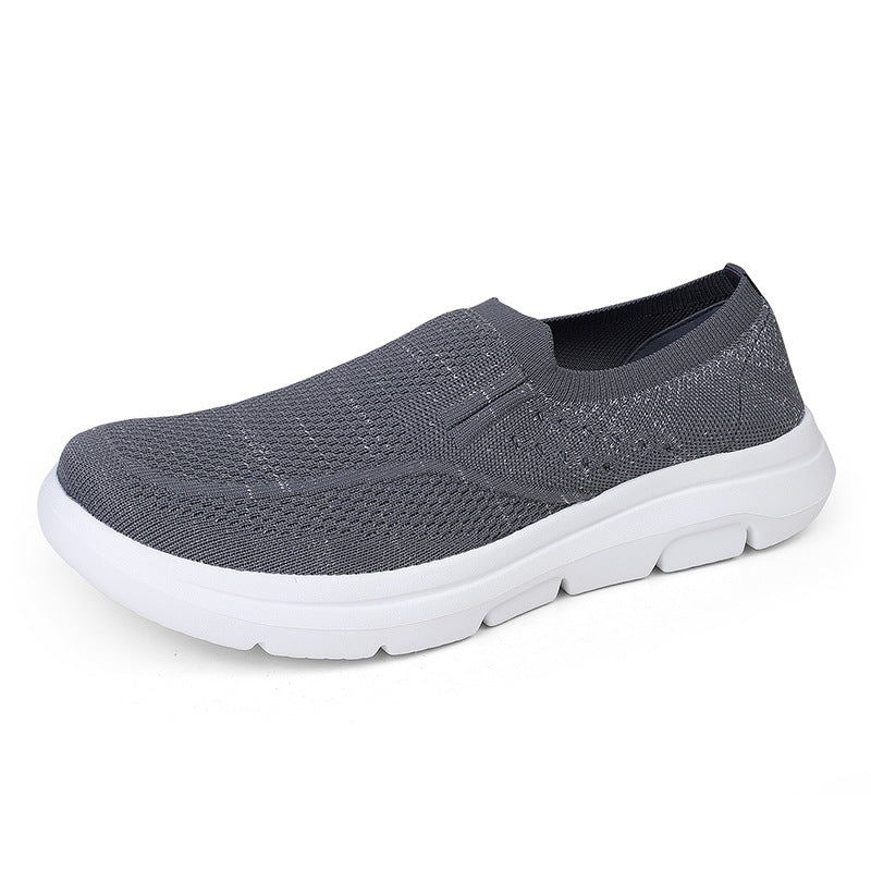 Damen Flexible Slip-On Laufschuhe mit atmungsaktivem Obermaterial EB