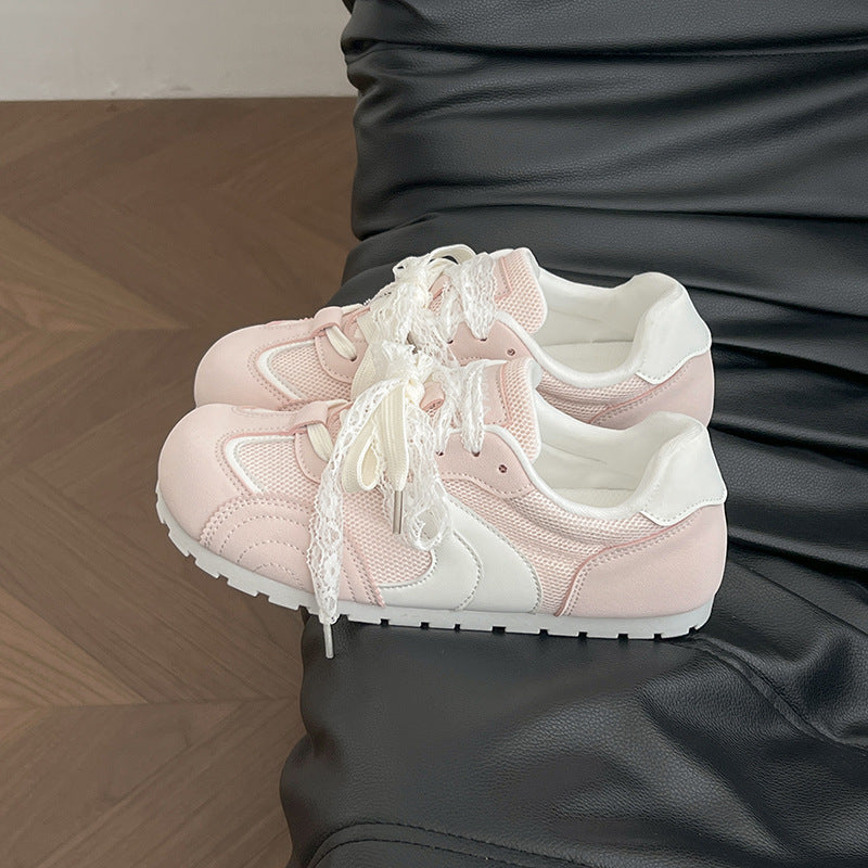 Damen Sneaker mit romantischem Spitzen-Schnürsystem EB