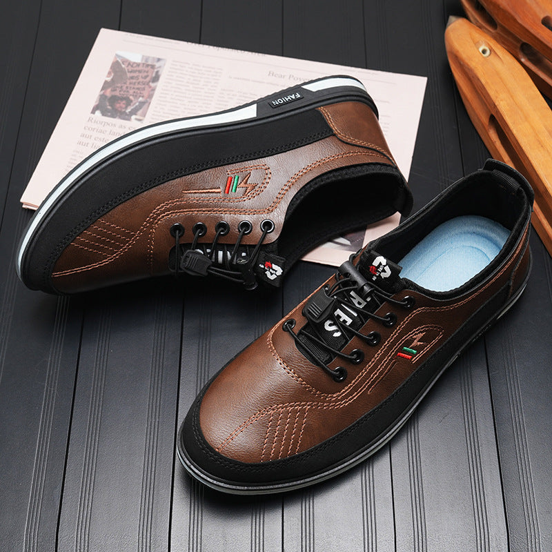 Herren Freizeit-Schnürschuhe mit innovativer Schnellschnürtechnologie und rutschfester Sohle EB