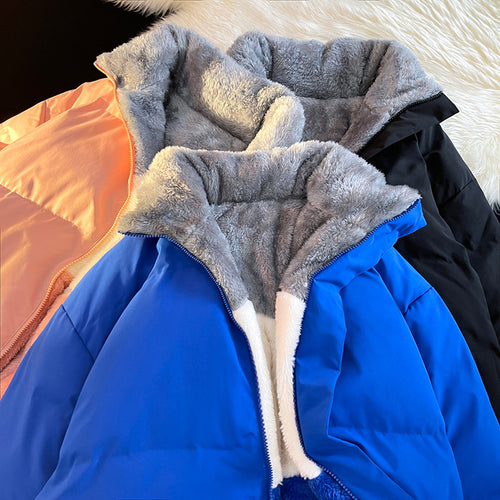 Damen Daunenjacke mit weichem Innenfutter und hohem Kragen EB