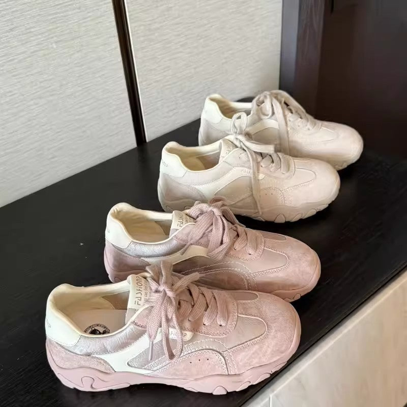 Damen modische Sneaker mit atmungsaktivem Obermaterial und bequemer Dämpfung EB