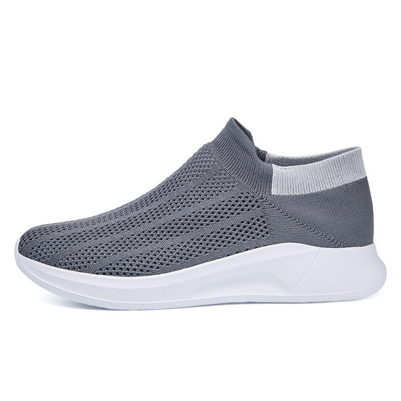 Damen Atmungsaktive Stricksneaker mit elastischem Schaft EB