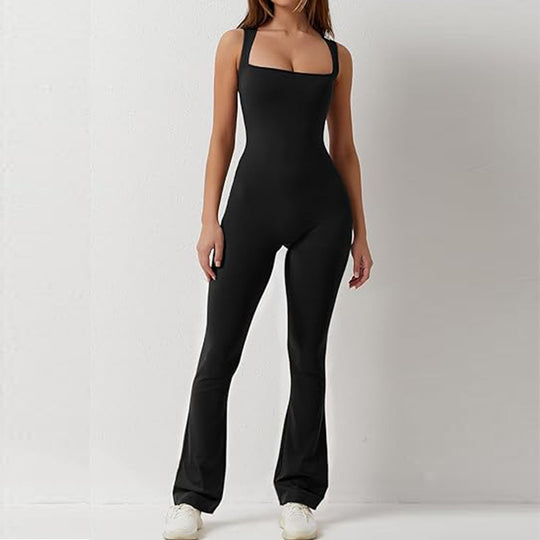 Damen Fitness-Jumpsuit mit figurbetontem Schnitt EB