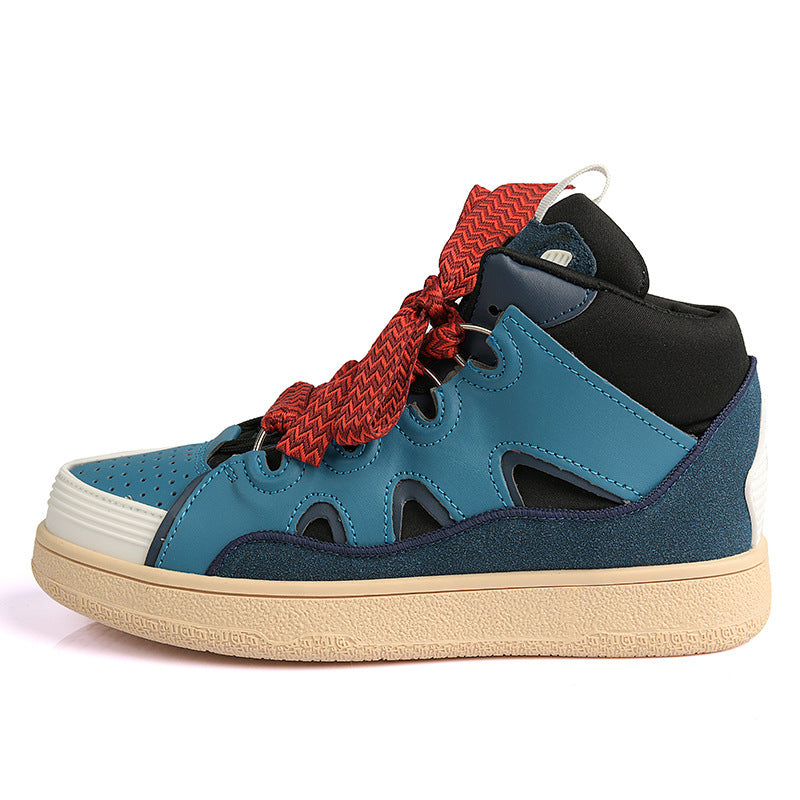 Damen Sportliche High-Top Sneakers mit elastischem Schnürsystem EB