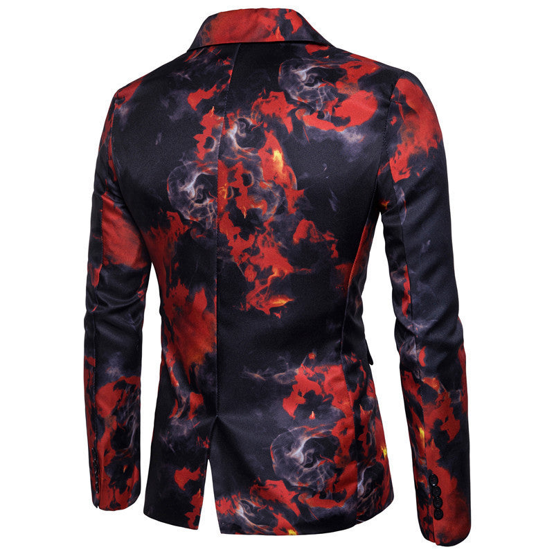 Herren modischer Blazer mit kunstvollem Farbverlauf EB