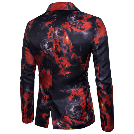Herren modischer Blazer mit kunstvollem Farbverlauf EB