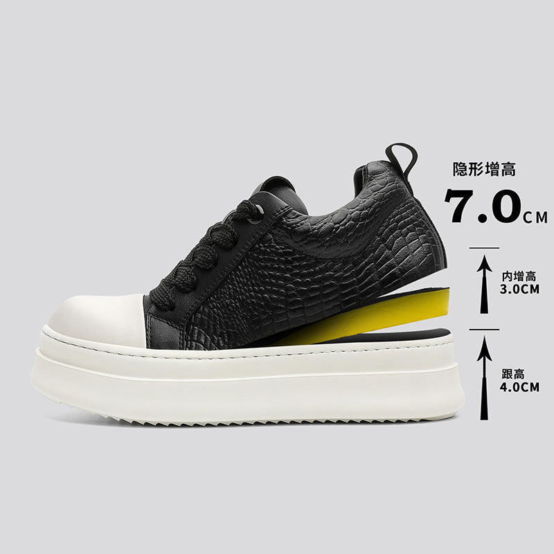 Damen Sportliche Sneaker mit innovativem erhöhtem Profil und exklusivem Obermaterial EB