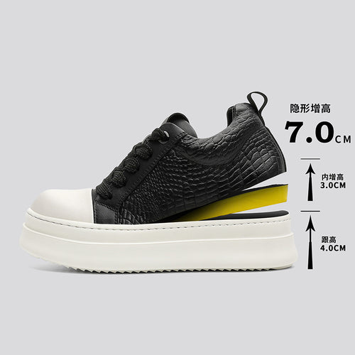 Damen Sportliche Sneaker mit innovativem erhöhtem Profil und exklusivem Obermaterial EB