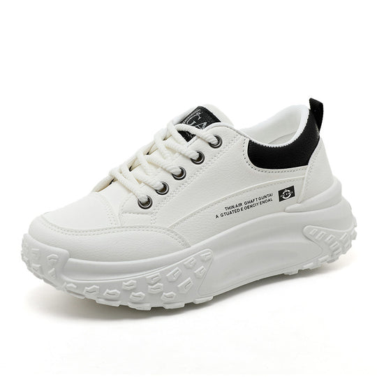 Damen modische Chunky Sneakers mit gepolsterter Sohle und stoßdämpfendem Design EB