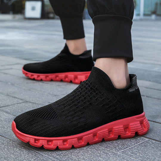 Damen Atmungsaktive Slip-On Sneakers mit dämpfender Sohle EB