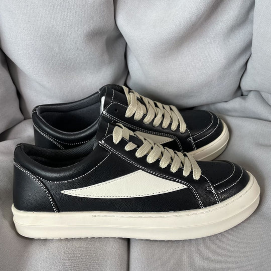 Damen Sportliche Sneakers aus hochwertigem Leder mit klassischem Design EB