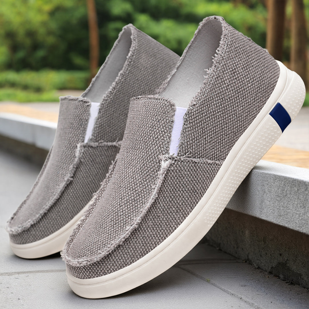 Damen Komfortable Slip-On Freizeit-Schuhe mit robustem Obermaterial EB