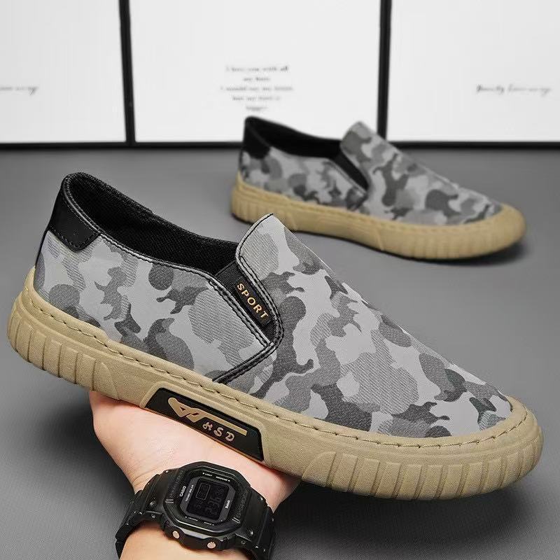 Damen Freizeit Slip-On Schuhe mit bequemem Fußbett und rutschfester Sohle EB