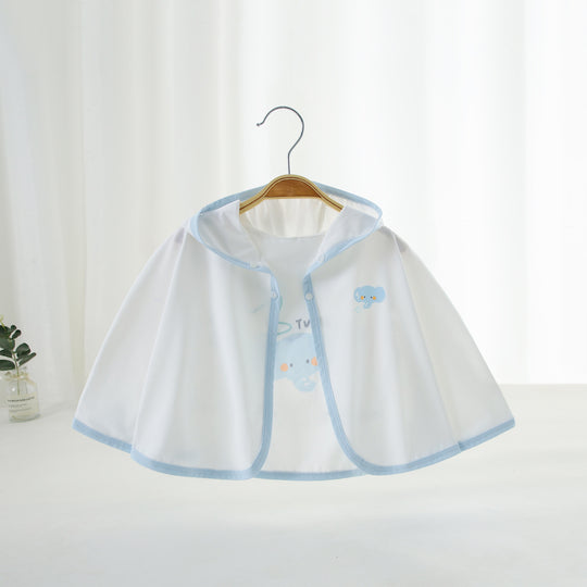 Unisex nan Kapuzenjacke für Kleinkinder mit UV-Schutz, Reißverschluss und elastischen Bündchen EB